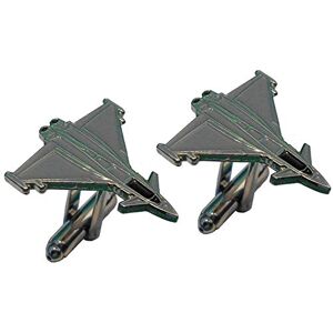 B4B Eurofighter Typhoon Multirole RAF Fighter Jet Military Metal Aircraft Cufflinks