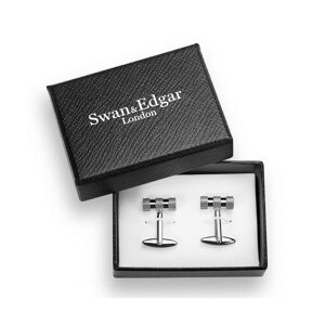 Swan & Edgar Mens Cufflinks - Silver - One Size