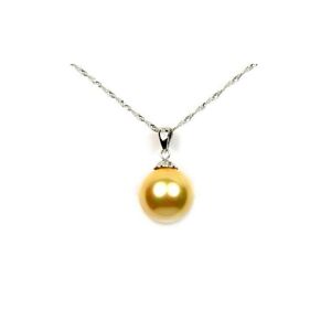 Blue Pearls Womens Gold Imitation Mother-Of-Pearl Pendant And 925 Silver - Multicolour - One Size