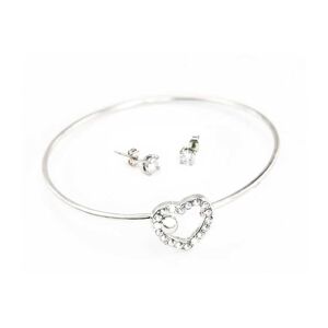 Swarovski Oberon Bracelet and Earrings - Silver
