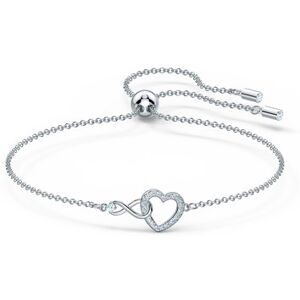 Swarovski Infinity Simple Heart Bracelet - Adjustable