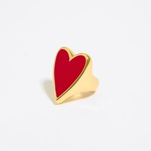BIMBA Y LOLA Red heart ring RED 16 adult