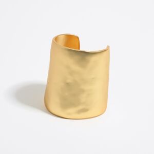 BIMBA Y LOLA Textured matte gold rigid bracelet GOLD YELLOW UN adult