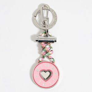 BIMBA Y LOLA Pink heart circular key ring LIGHT PINK UN adult