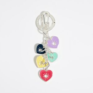 BIMBA Y LOLA Multicolor glossy hearts key ring STRAWBERRY UN adult