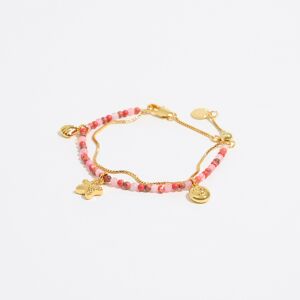 BIMBA Y LOLA Coral starfish double-layer bracelet CORAL UN adult