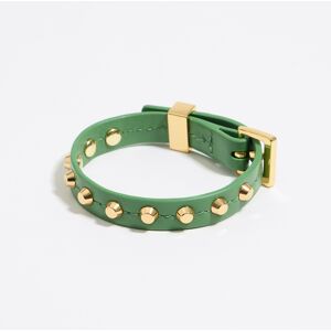 BIMBA Y LOLA Studded green leather bracelet GREEN UN adult