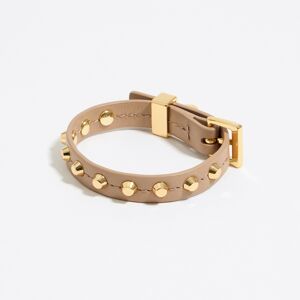 BIMBA Y LOLA Studded sand leather bracelet SAND UN adult