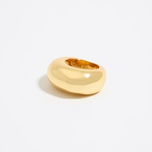 BIMBA Y LOLA Gold-tone metal ring GOLD 18 adult