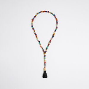 BIMBA Y LOLA Stones and tassel necklace GOLD UN adult
