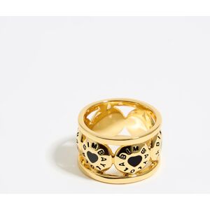 BIMBA Y LOLA Black Candy logo ring BLACK 16 adult