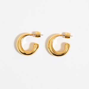 BIMBA Y LOLA Golden hoop earrings GOLD UN adult