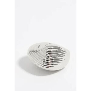 BIMBA Y LOLA Silver shell ring DARK SILVER 16 adult