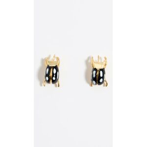 BIMBA Y LOLA Black beetle earrings BLACK UN adult