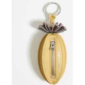 BIMBA Y LOLA Yellow leather Pelota charm key ring YELLOW UN adult