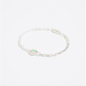 BIMBA Y LOLA Silver pearl Candy logo bracelet SILVER UN adult