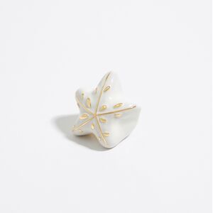 BIMBA Y LOLA Ivory starfish ring WHITE 14 adult