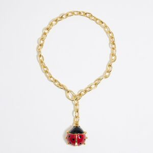 BIMBA Y LOLA Red ladybug chain necklace RED UN adult