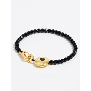 BIMBA Y LOLA Candy logo and black crystal bracelet BLACK UN adult