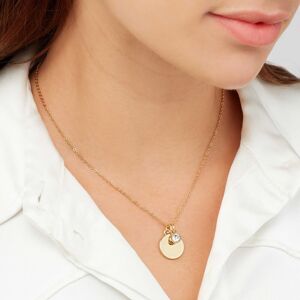 Sekonda Gold April Birthstone Necklace