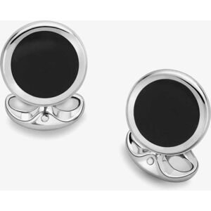 Deakin and Francis Round Onyx Cufflinks L0613X0001