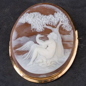 Pre-Owned Vintage Cameo Oval Brooch 4113487