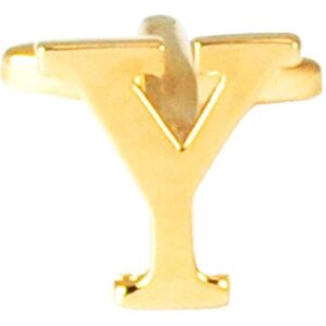 Alphabet Letter Y Gold Cufflinks Letter: Y