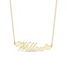 JD Williams Gold Plated Nameplate Necklace Gold ONE SIZE