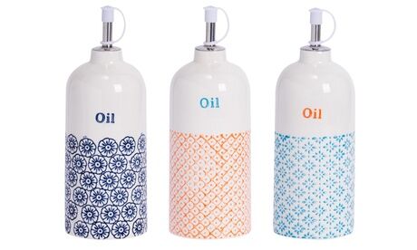 Groupon Goods Global GmbH One, Two or Three Nicola Spring 800ml Vinegar/Oil Dispenser Bottles