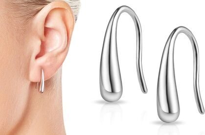 Groupon Goods Global GmbH One, Two or Three Pairs of Philip Jones Teardrop Earrings