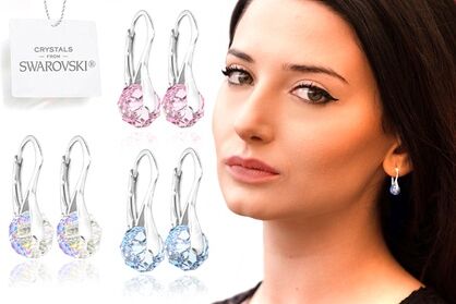 Groupon Goods Global GmbH One, Two or Three Pairs of Briolette Earrings with Crystals from Swarovski®