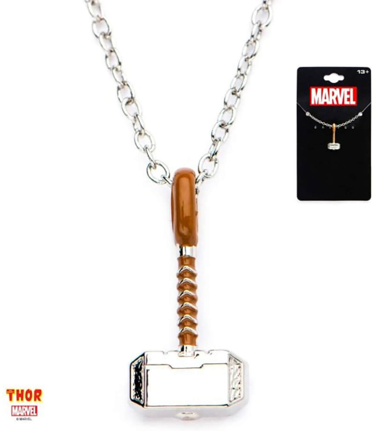 SalesOne Marvel Thor Hammer Pendant Necklace