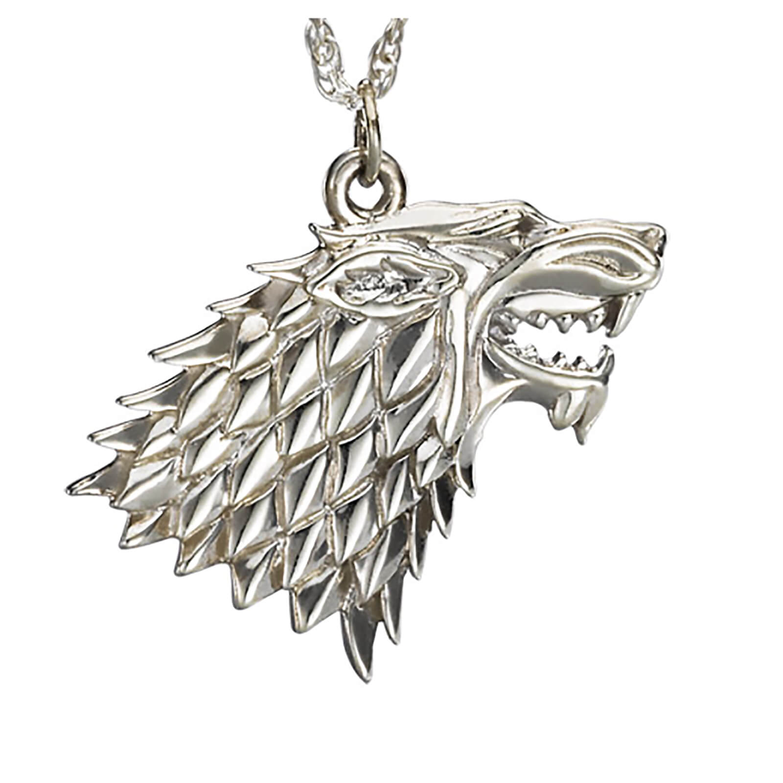 Noble Collection Game of Thrones House Stark Sterling Silver Pendant