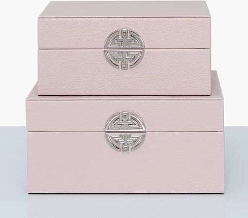 Fairmont Park 2 Piece Jewellery Box Set Fairmont Park Finish: Pink 60 x 60cm