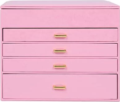 Symple Stuff Large Jewellery Box Symple Stuff Colour: Pink  - Size: Tall