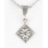 Siesta Silver Jewelry Dresden Plate Quilt Charm