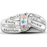 The Bradford Exchange A Mother's Embrace Personalized Birthstone Ring - Personalized Jewelry