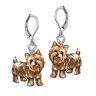 The Bradford Exchange Playful Pups Women's Sculpted Dog Earrings