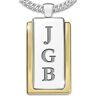 The Bradford Exchange Necklace: Yesterday, Today And Forever Personalized Dog Tag Pendant Necklace - Personalized Jewelry