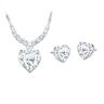 The Bradford Exchange Love At First Sight Diamonesk Necklace And Earrings Set