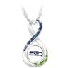 The Bradford Exchange NFL Seattle Seahawks Forever Women's Infinity Pendant Necklace