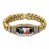 The Bradford Exchange Texas Pride Men's Stainless Steel Bracelet