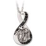 The Bradford Exchange The Nightmare Before Christmas Infinity Pendant Necklace