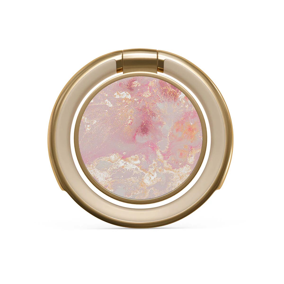 BURGA Golden Coral - Pink Ring Holder - Gold