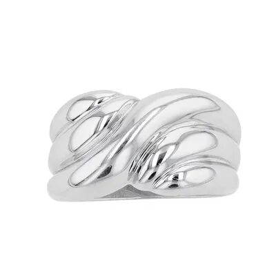 Traditions Jewelry Company Sterling Silver Wavy Textured Dome Ring, Women's, Size: 7