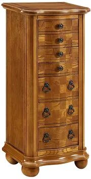 Linon Porter Valley Jewelry Armoire, Brown