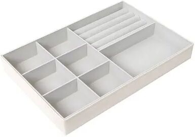 Richards Homewares Jewelry Storage Organizer Tray, Women's, White