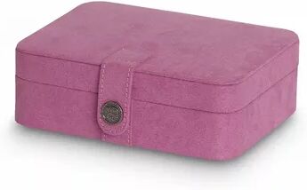 Mele & Co. Arya Plush Fabric Jewelry Box, Women's, Pink