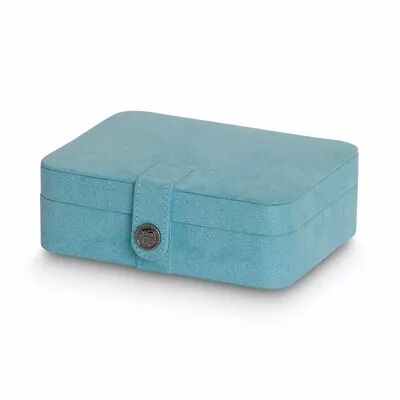 Mele & Co. Arya Plush Fabric Jewelry Box, Women's, Turquoise/Blue