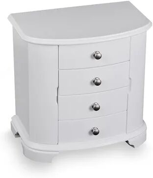 Mele & Co. Mele Designs Arianne Wood Jewelry Box in White, Women's, Multicolor